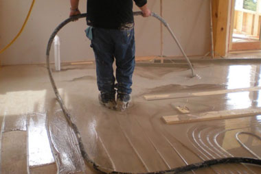 Gypcrete Underlayment